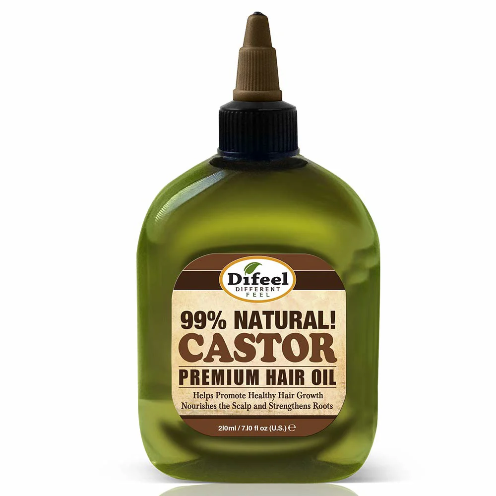 Difeel Premium Natural Hair Oil - Castor Oil 7.1 oz